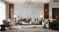 Minimalist Pale Marble Stone Wall Mural