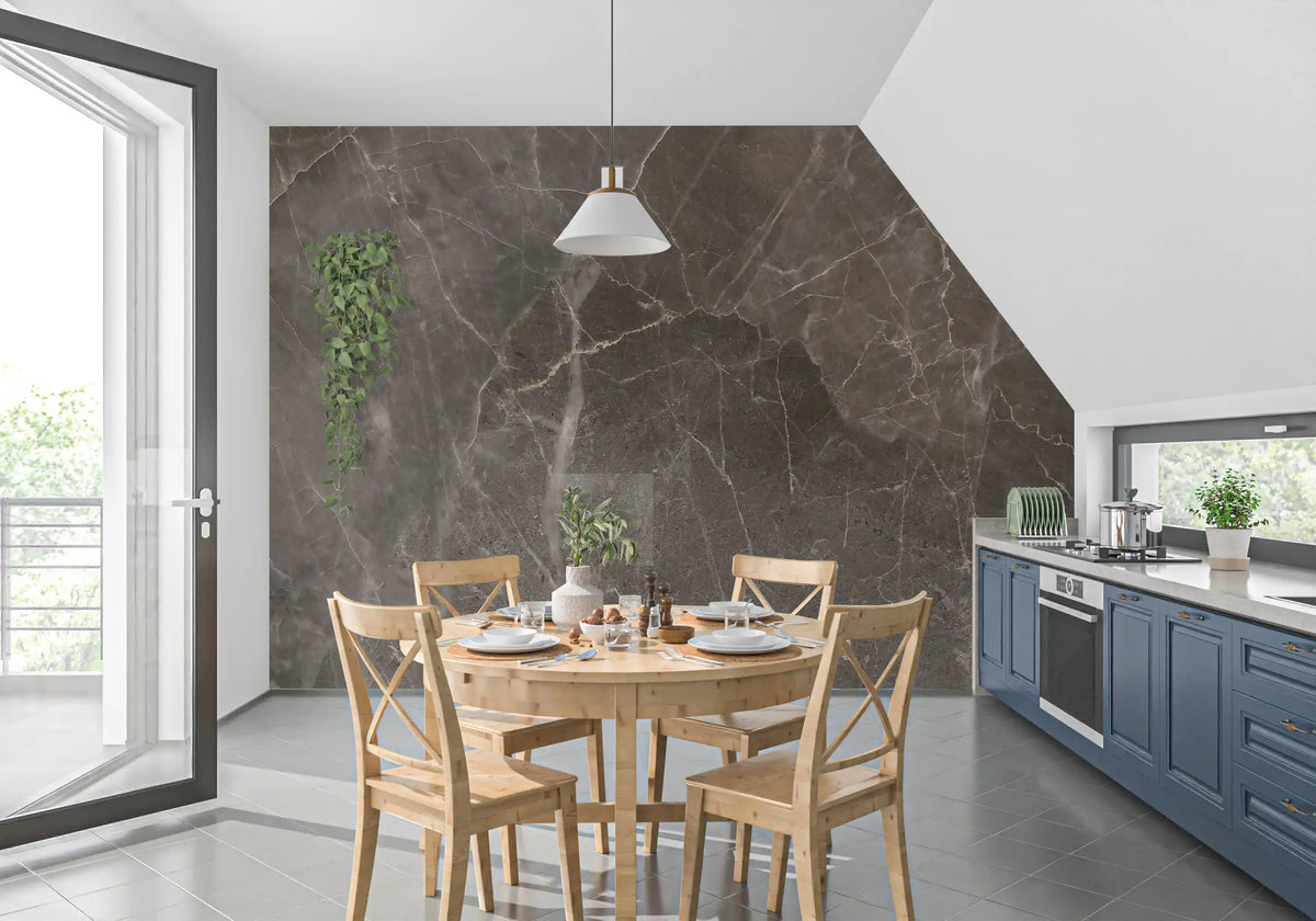 Smoky Quartz Marble Stone Texture Wall Mural