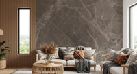Smoky Quartz Veined Stone Wall Mural