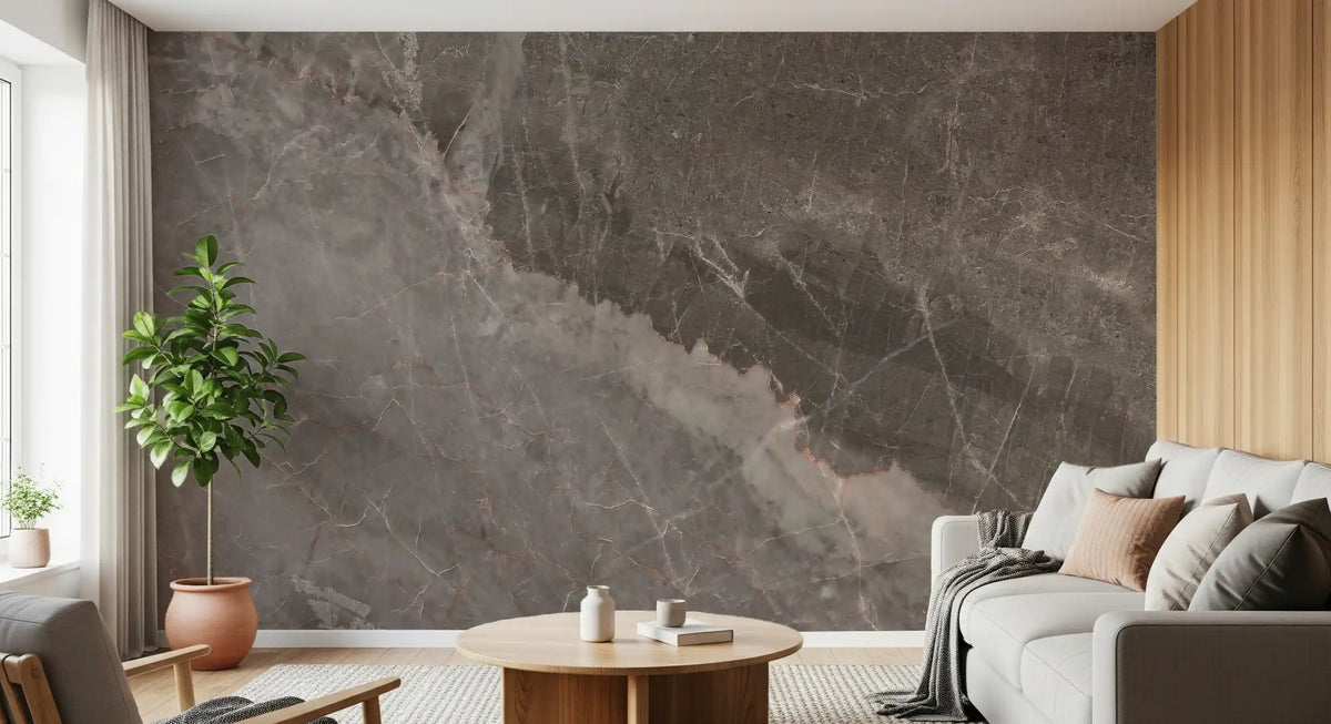 Stormy Slate Marble Texture Wall Mural
