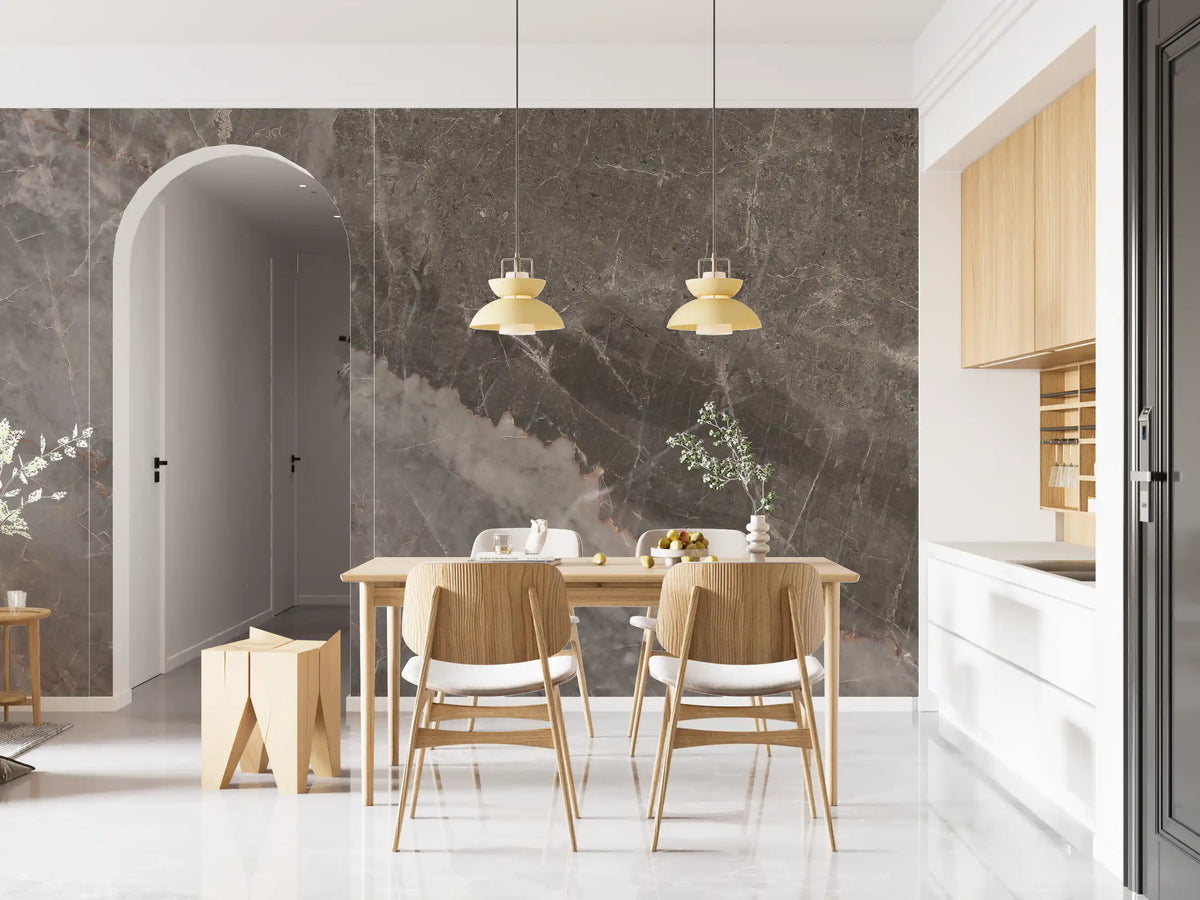 Stormy Slate Marble Texture Wall Mural