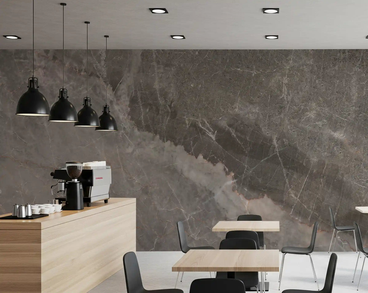 Stormy Slate Marble Texture Wall Mural