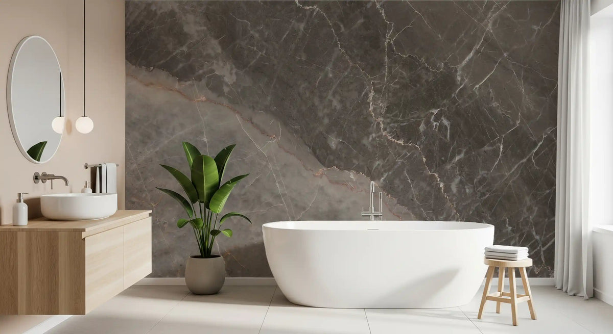 Stormy Earth Marble Slab Wall Mural