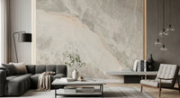 Neutral Stone Vein Texture Wall Mural