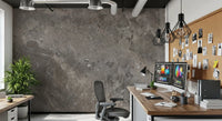 Stormy Grey Marble Texture Wall Mural