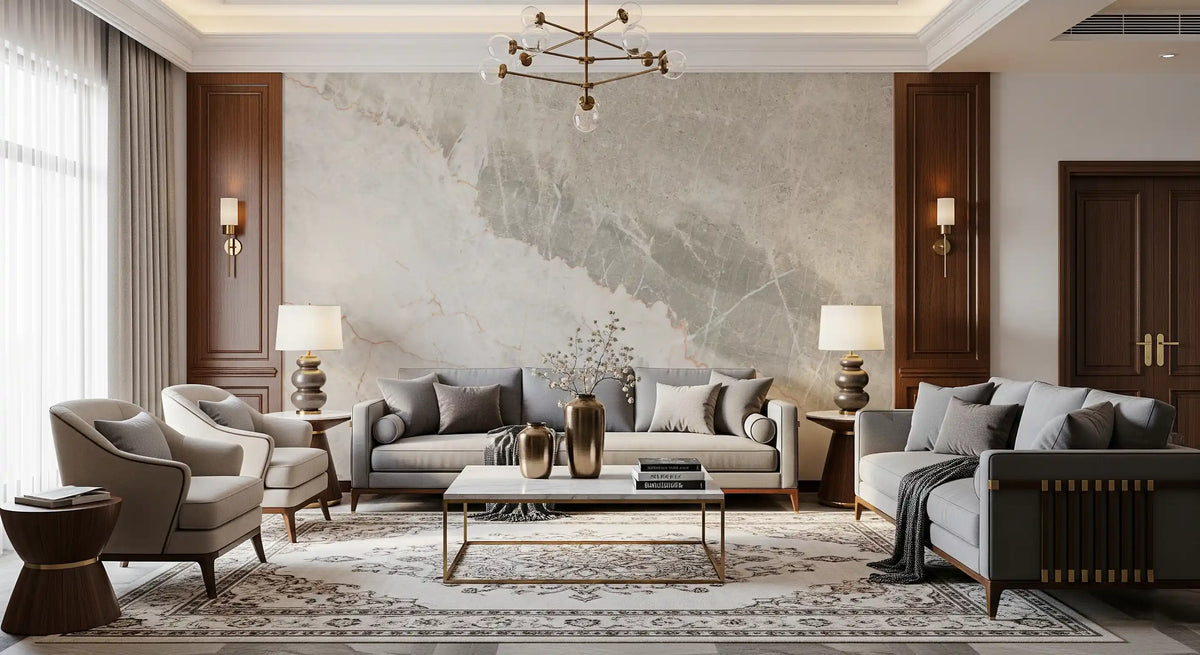 Natural Stone Vein Composition Wall Mural