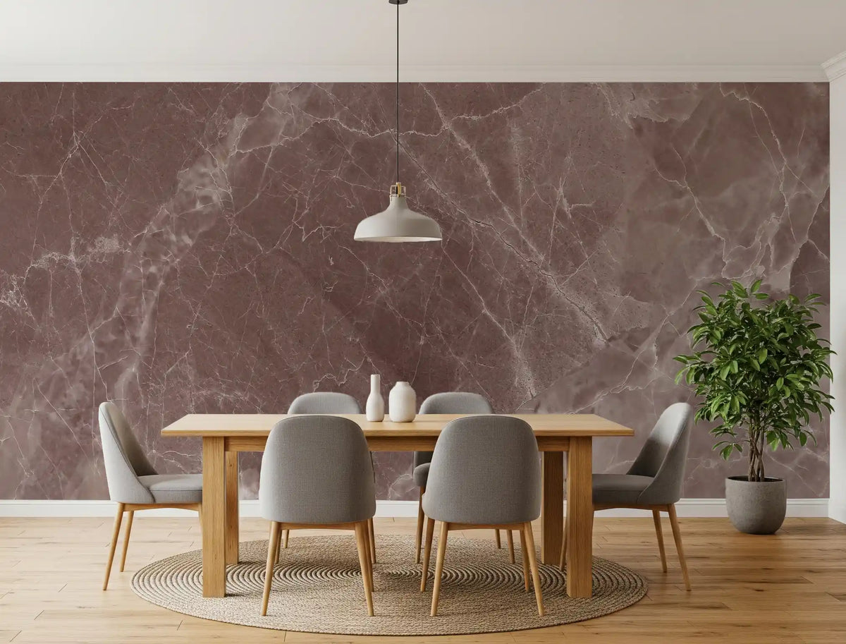 Rustic Earth Tones Marble Wall Mural