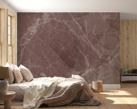 Rustic Earth Tones Marble Wall Mural