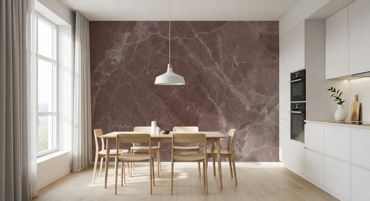 Rustic Earth Tones Marble Wall Mural