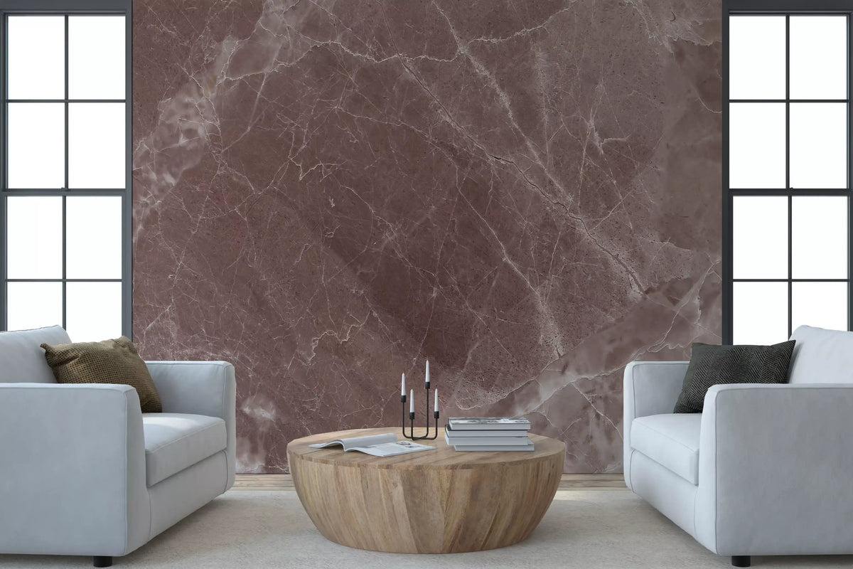 Rustic Earth Tones Marble Wall Mural