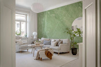 Emerald Stone Vein Texture Wall Mural