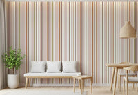 Modern Linear Rhythm in Neutral Tones Wallpaper⁠