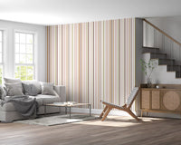 Modern Linear Rhythm in Neutral Tones Wallpaper⁠