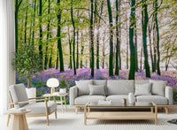 Spring Floral Forest Meadow Wall Mural