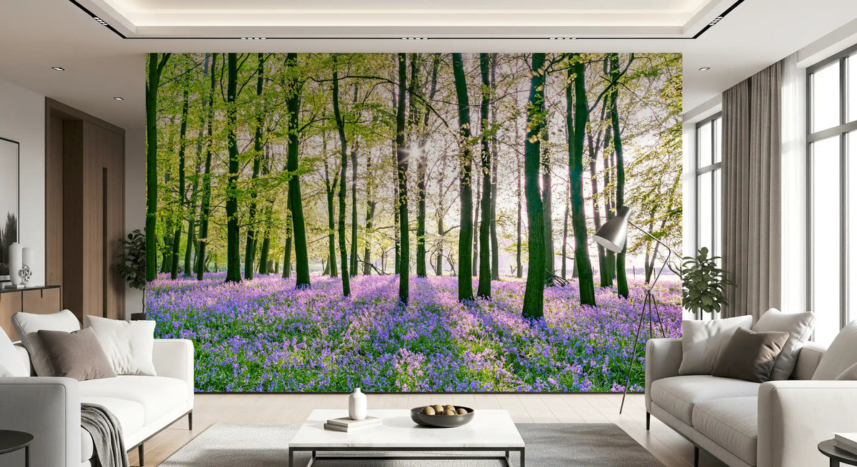 Spring Floral Forest Meadow Wall Mural
