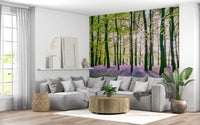 Spring Floral Forest Meadow Wall Mural