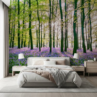 Spring Floral Forest Meadow Wall Mural