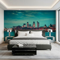 Thames River Metropolitan Dusk Wall Mural