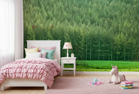 Verdant Woodland Valley Wall Mural