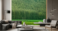 Verdant Woodland Valley Wall Mural