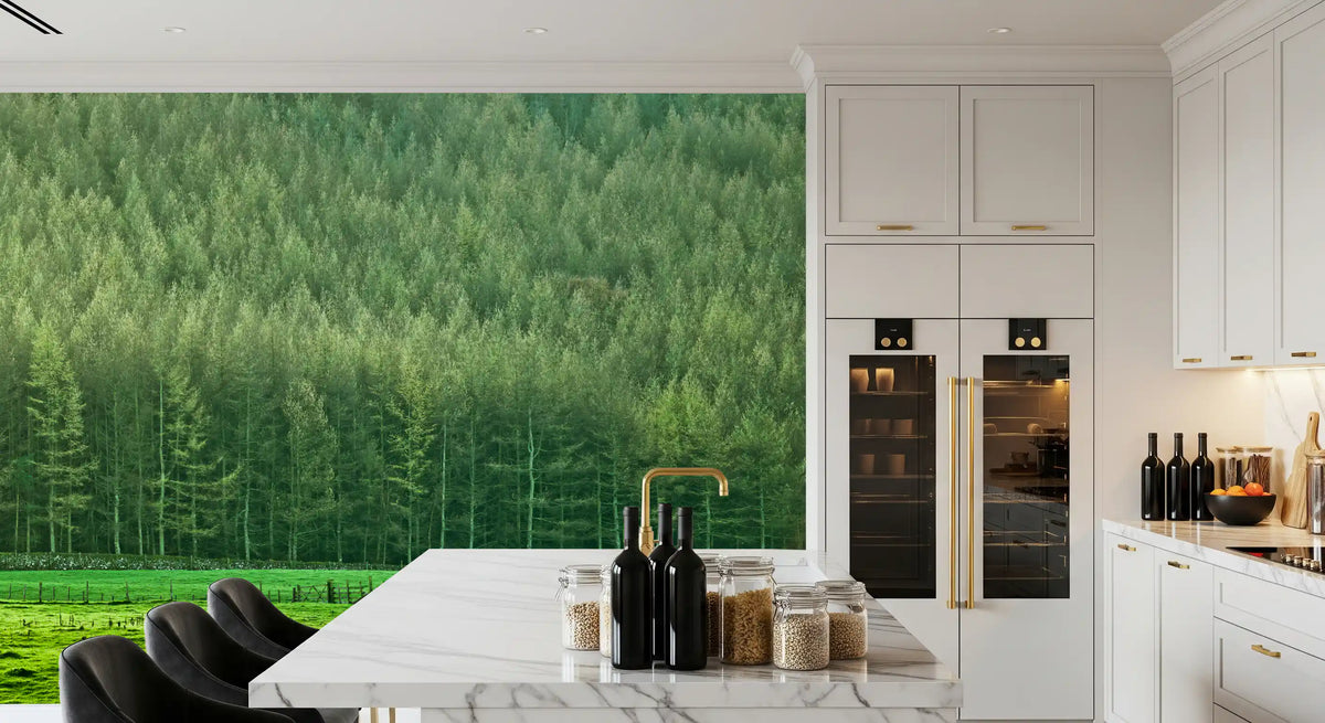 Verdant Woodland Valley Wall Mural