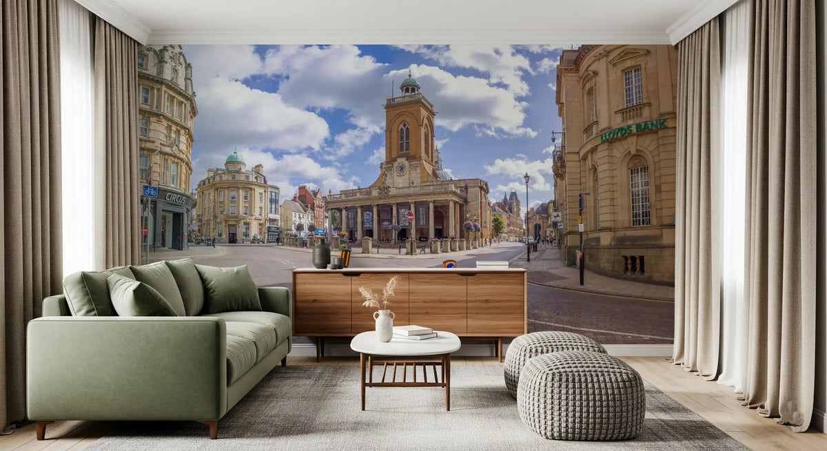 Classic English Townscape Wall Mural
