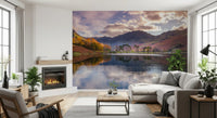 Serene Highland Reflections Wall Mural