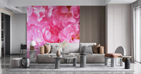 Macro Rose Petal Abstraction Wall Mural