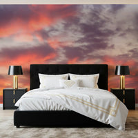 Abstract Evening Glow Wall Mural