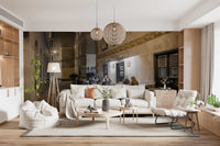 Historic Cobblestone Alleyway Wall Mural