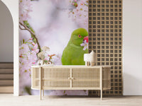 Avian Floral Sanctuary Wall Mural