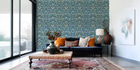 William Morris Blue Cherry Blossom Wallpaper