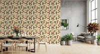 Abstract Block Mosaic Wallpaper⁠