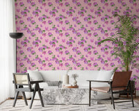 Blossom Bloom Soft Floral Pattern Wallpaper⁠