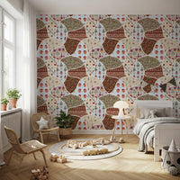 Nordic Noel Collage Wallpaper⁠