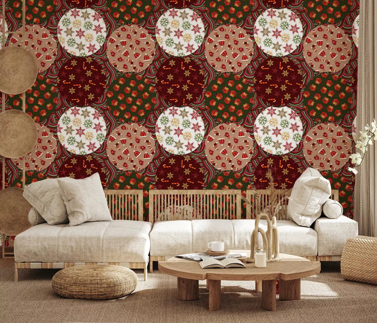 Winter Solstice Medallions Wallpaper⁠