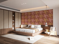 Black and white houndstooth wallpaper
