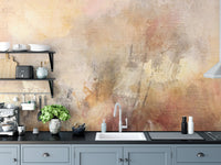 Artistic Oil Painted Abstract Wall Mural - Giffywalls