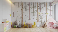 Fairy Tale Timber Glow Mural - Giffywalls