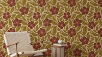 Vintage Flowers Dance Wallpaper - Giffywalls