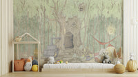 Add fairytale flair with Fairyland Cascade wallpaper in a nursery