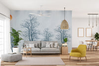 Artistic tree wall mural decor
