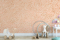 Modern Pink Geometric Pattern Wall Covering

