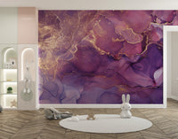 Modern art marble wallpaper with bold colors
