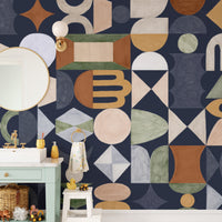Mosaic Echoes Wallpaper Mural  for kitchen