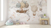 Cloud-Hopping Critters Mural - Giffywalls