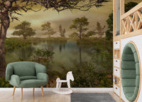 Landscape Forest Autumn Wallpaper Murals - Giffywalls