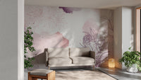 Watercolor floral wall decor
