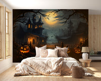 Spooky Haunted House eerie wallpaper for walls

