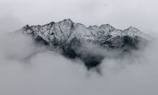 Foggy Mountain Wallpaper Mural